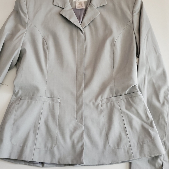 7102 * Mixit Stretch Blazer Gray Size 8 NWT - Picture 5 of 10